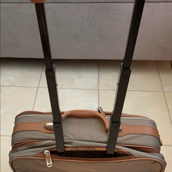 Luggage upright wheels by Rockland Soft sided Rolling Computer Case &overnighter - Picture 13 of 16